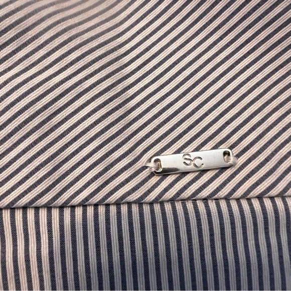 S.C. & Co skort athletic w/built in shorts and white/blue stripes Women’s XL - Picture 6 of 7